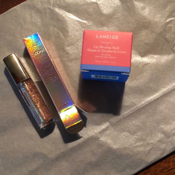 Sephora Other - Lip bundle lip mask and rose gold gloss